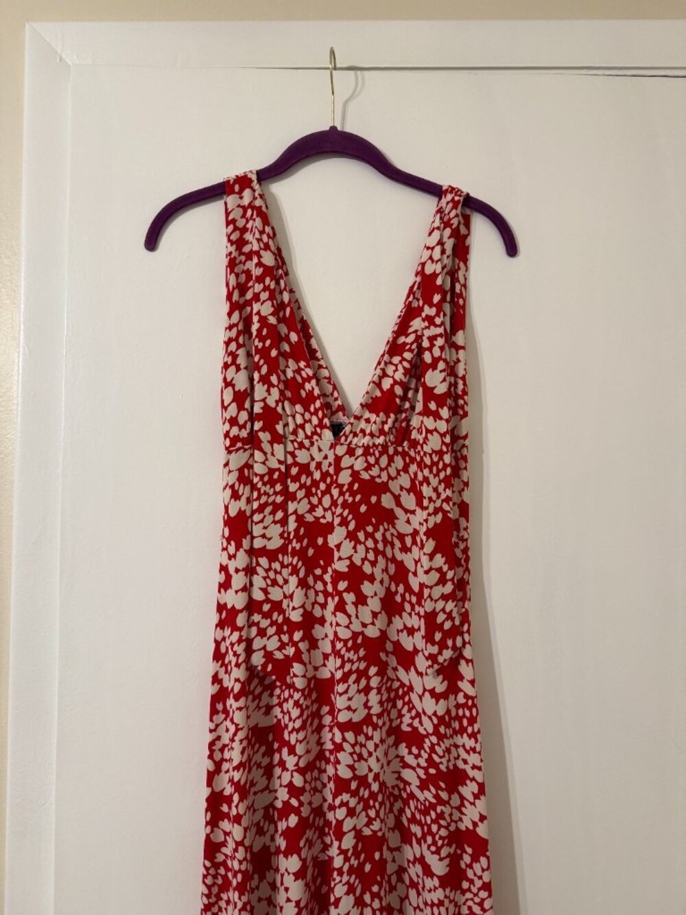XOXO Women's Red and White Dress - Picture 5 of 7